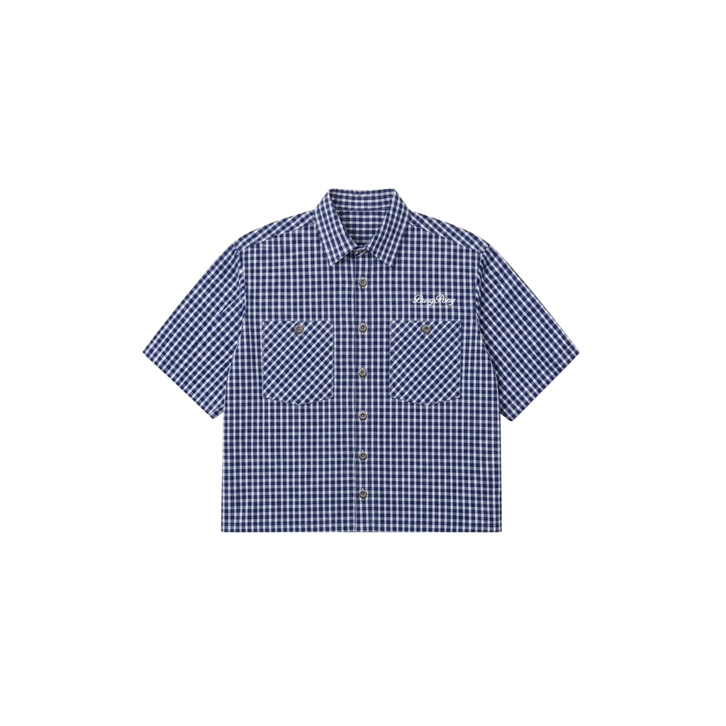 Jozi Sunset Blue Bowling Shirt
