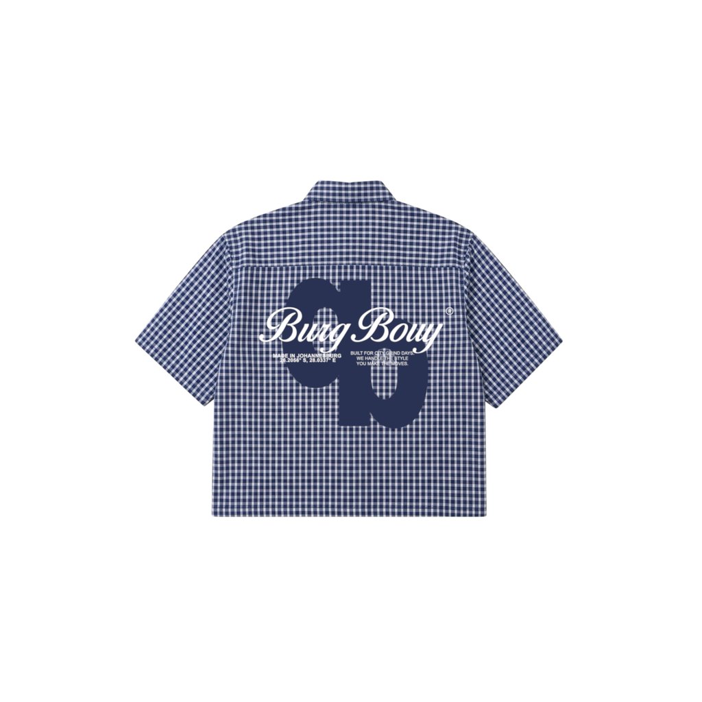 Jozi Sunset Blue Bowling Shirt