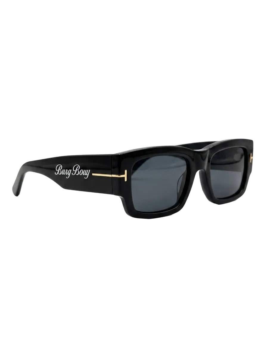 Burg Vision V2 Smoke Lens Sunglasses Black Frame
